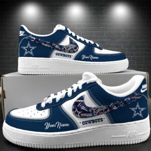 Dallas Cowboys Personalized Air Force 1 Shoes AF1 Limited Sneakers Custom Name WAF10298
