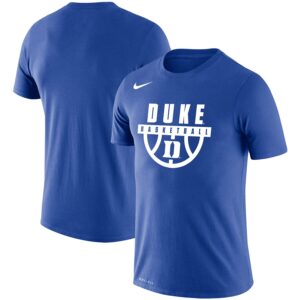 Duke Blue Devils Basketball Drop Legend Performance T-Shirt - Royal