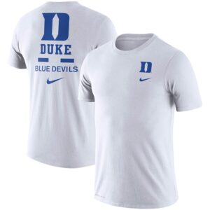 Duke Blue Devils DNA Logo Performance T-Shirt - White