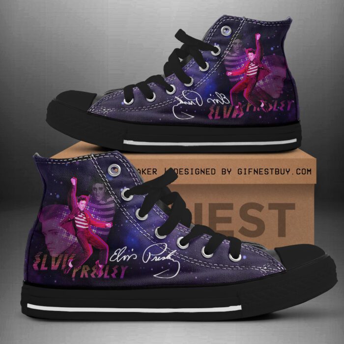 Elvis Presley High Top Canvas Shoes  GHT1080