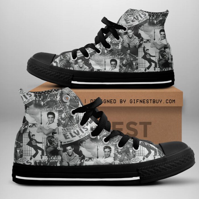 Elvis Presley High Top Canvas Shoes  GHT1151