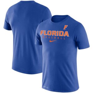 Florida Gators Baseball Legend Slim Fit Performance T-Shirt - Royal