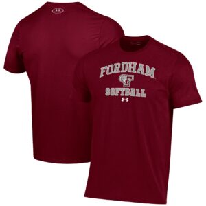 Fordham Rams Under Armour Arch Softball Performance T-Shirt - Maroon