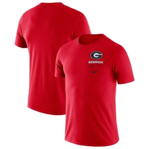 Georgia Bulldogs Team Practice Performance T-Shirt - Red