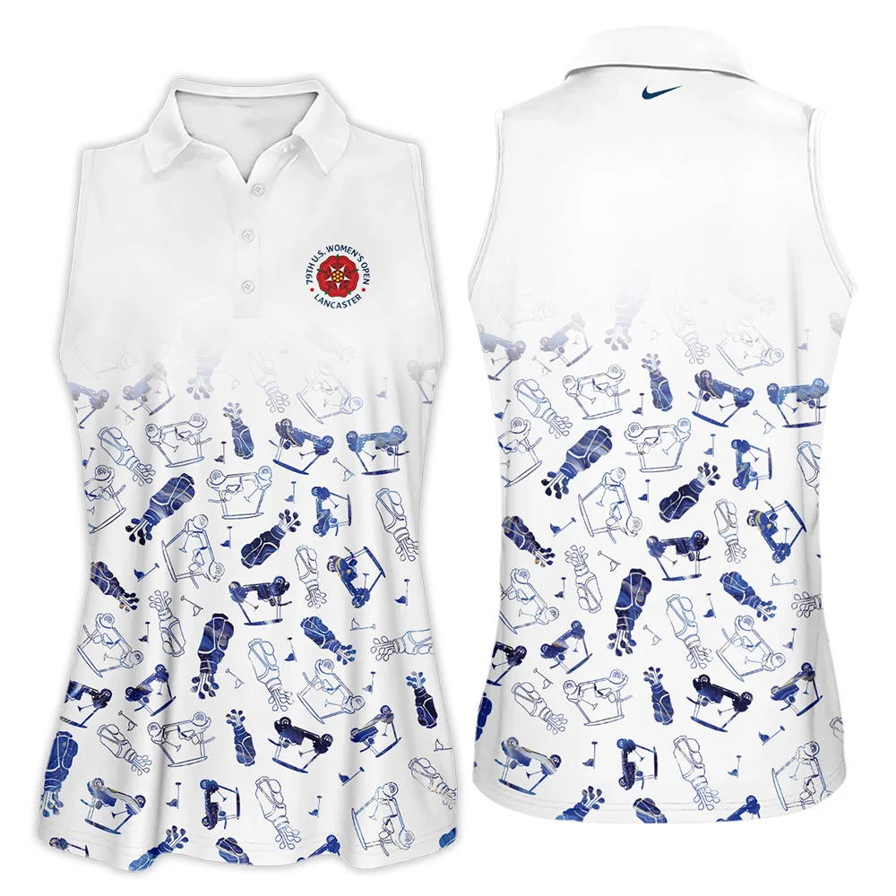 Golf Icon Abstract Pattern 79th U.S. Women's Open Lancaster Nike Sleeveless Polo Shirt