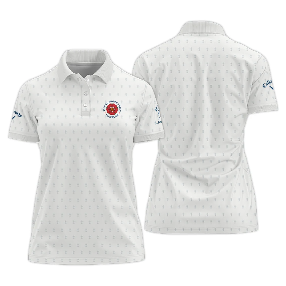 Golf Pattern Cup 79th U.S. Women's Open Lancaster Callaway Polo Shirt Golf Sport White Polo Shirt