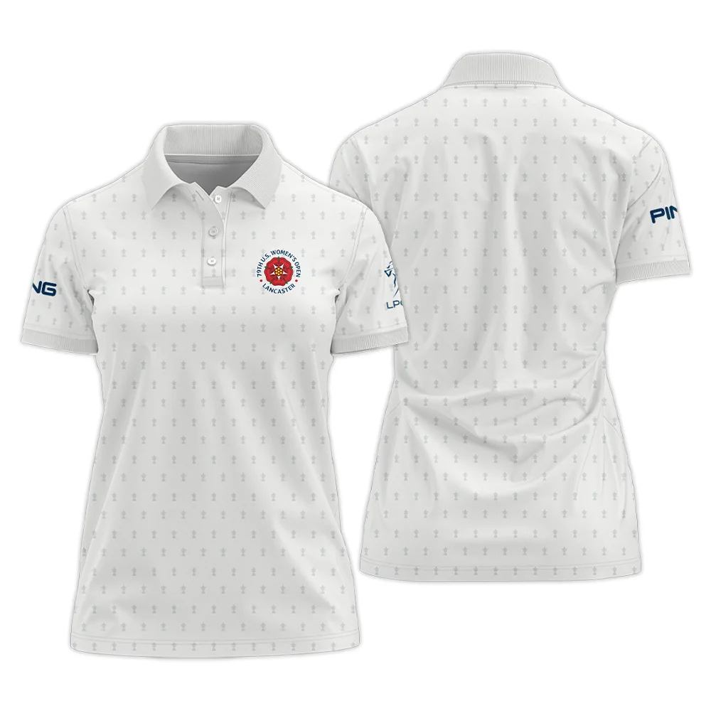 Golf Pattern Cup 79th U.S. Women's Open Lancaster Ping Polo Shirt Golf Sport White Polo Shirt