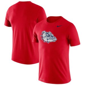 Gonzaga Bulldogs School Logo Legend Performance T-Shirt - Red