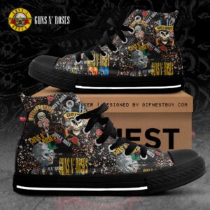 Guns N' Roses High Top Canvas Shoes  GHT1154