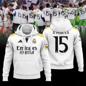 Hala Real Madrid 36 Campeones Final Champion Trophy 2024 Unisex 3D Hoodie For Fans HRM1001