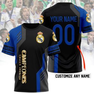Hala Real Madrid 36 Campeones Final Champion Trophy 2024 Unisex 3D T-Shirt For Fans TRM1006