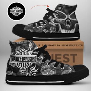 Harley Davidson High Top Canvas Shoes  GHT1062