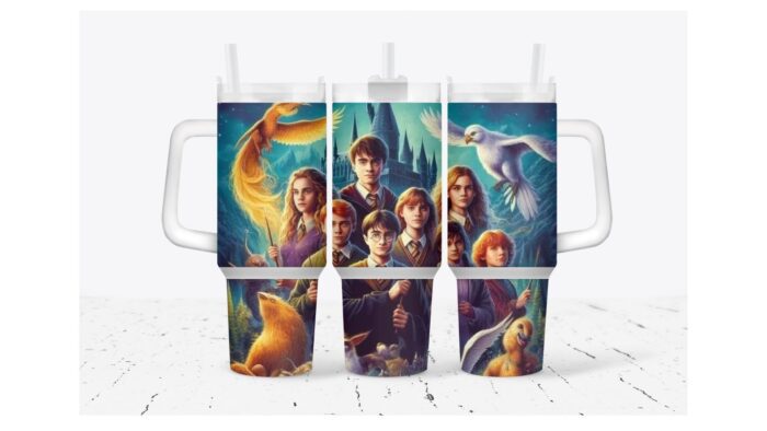 Harry Potter Movies Custom Stanley Quencher 40oz Stainless Steel Tumbler MST10164