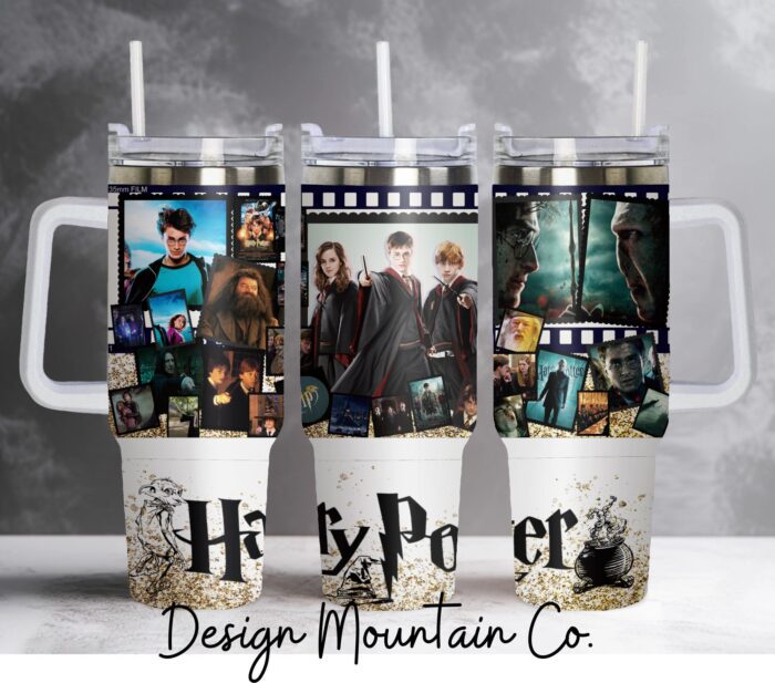 Harry Potter Movies Custom Stanley Quencher 40oz Stainless Steel Tumbler MST10477