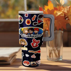 Harry Potter Movies Custom Stanley Quencher 40oz Stainless Steel Tumbler MST4467