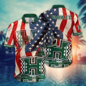 Hawaii Rainbow Warriors NCAA Independence Day Hawaii Shirt Summer Shirt HSW1020