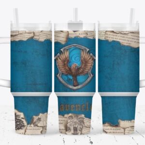 House Ravenclaw Harry Potter Movies Custom Stanley Quencher 40oz Stainless Steel Tumbler MST1112