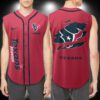 Houston Texans NFL Personalized Baseball Tank Tops Sleeveless Jersey