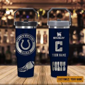 Indianapolis Colts NFL Football Personalized Stanley IceFlow Flip Straw Tumbler 30Oz