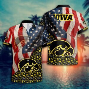 Iowa Hawkeyes NCAA Independence Day Hawaii Shirt Summer Shirt HSW1024