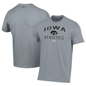Iowa Hawkeyes Under Armour Athletics Performance T-Shirt - Gray