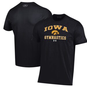 Iowa Hawkeyes Under Armour Gymnastics Performance T-Shirt - Black
