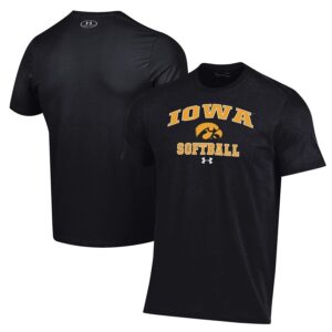 Iowa Hawkeyes Under Armour Softball Performance T-Shirt - Black