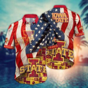 Iowa State Cyclones NCAA Independence Day Hawaii Shirt Summer Shirt HSW1025