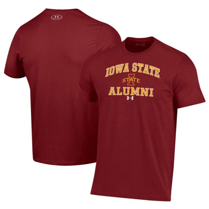 Iowa State Cyclones Under Armour Alumni Performance T-Shirt - Cardinal