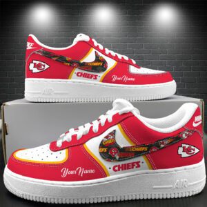 Kansas City Chiefs Personalized Air Force 1 Shoes AF1 Limited Sneakers Custom Name WAF10317