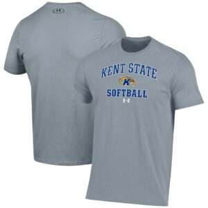 Kent State Golden Flashes Under Armour Arch Softball Performance T-Shirt - Gray