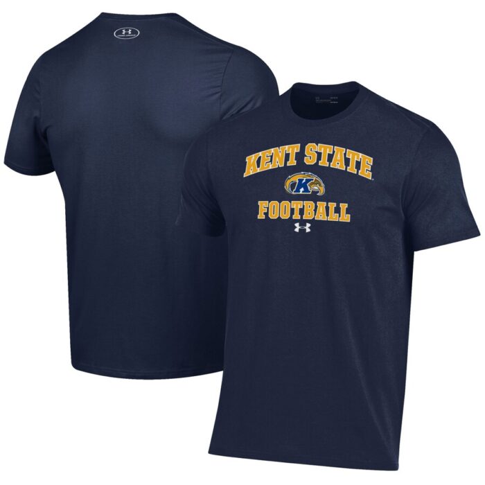 Kent State Golden Flashes Under Armour Football Performance T-Shirt - Navy