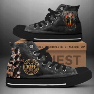Kiss Band High Top Canvas Shoes  GHT1078