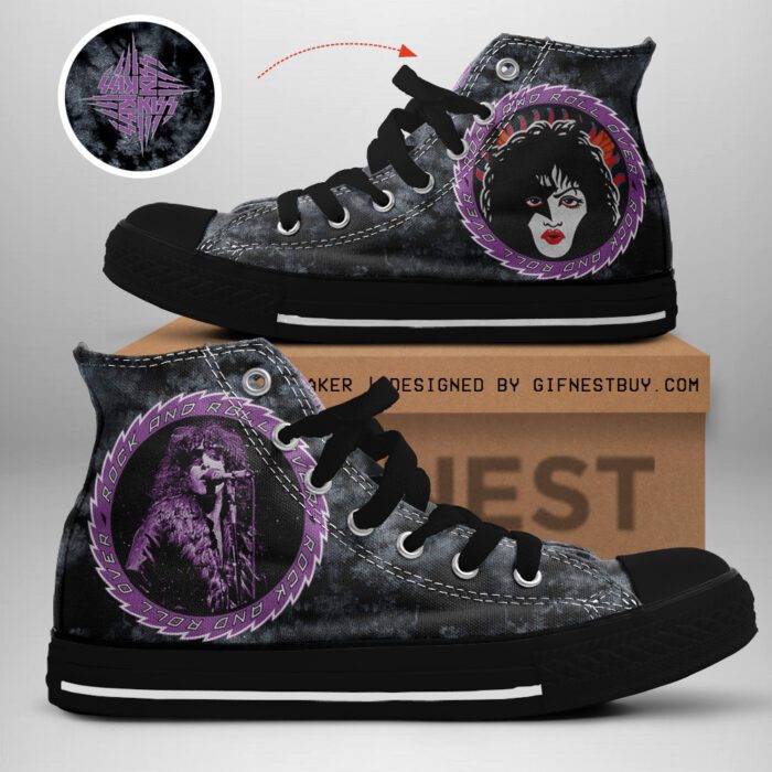 Kiss Band High Top Canvas Shoes  GHT1097
