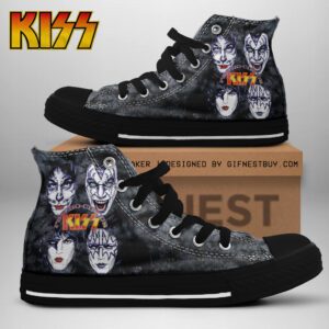 Kiss Band High Top Canvas Shoes  GHT1101