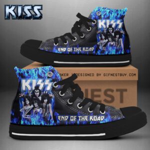 Kiss Band High Top Canvas Shoes  GHT1114