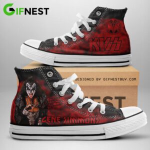 Kiss Band High Top Canvas Shoes  GHT1117