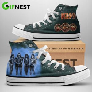 Kiss Band High Top Canvas Shoes  GHT1121