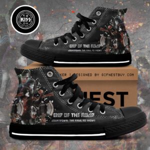 Kiss Band High Top Canvas Shoes  GHT1150