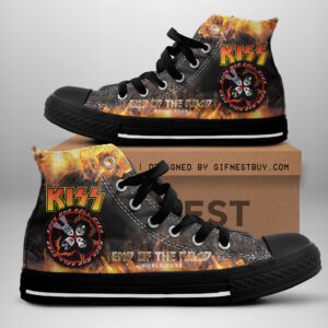 Kiss Band High Top Canvas Shoes  GHT1162