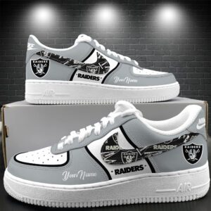 Las Vegas Raiders Personalized Air Force 1 Shoes AF1 Limited Sneakers Custom Name WAF10306