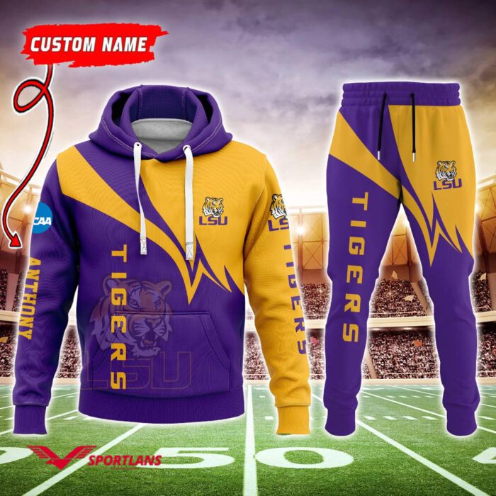 Lsu Tigers Ncaa Combo Hoodie And Joggers Gift For Fans CHJ160