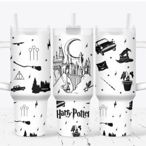Magical Castle Harry Potter Movies Custom Stanley Quencher 40oz Stainless Steel Tumbler MST10271