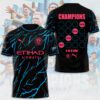 Manchester City Champions 4 In Row Premier League 2024 Unisex T-Shirt TSM1008