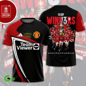 Manchester United Champion 2024 FA Cup Winners Shirt TMC1004