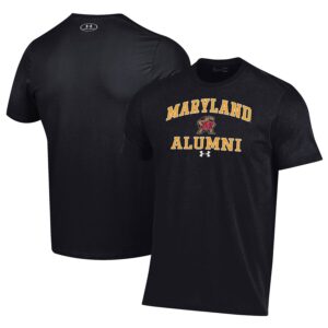Maryland Terrapins Under Armour Alumni Performance T-Shirt - Black