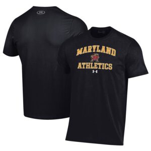 Maryland Terrapins Under Armour Athletics Performance T-Shirt - Black