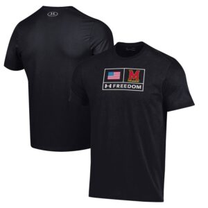 Maryland Terrapins Under Armour Freedom Performance T-Shirt - Black