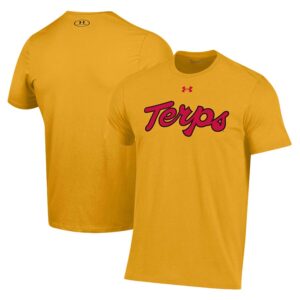 Maryland Terrapins Under Armour Gold Out Performance T-Shirt