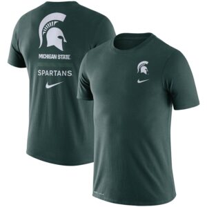 Michigan State Spartans DNA Logo Performance T-Shirt - Green